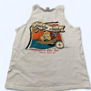 Vintage Crabby Jack's Somers Point NJ Tank Top Sz M